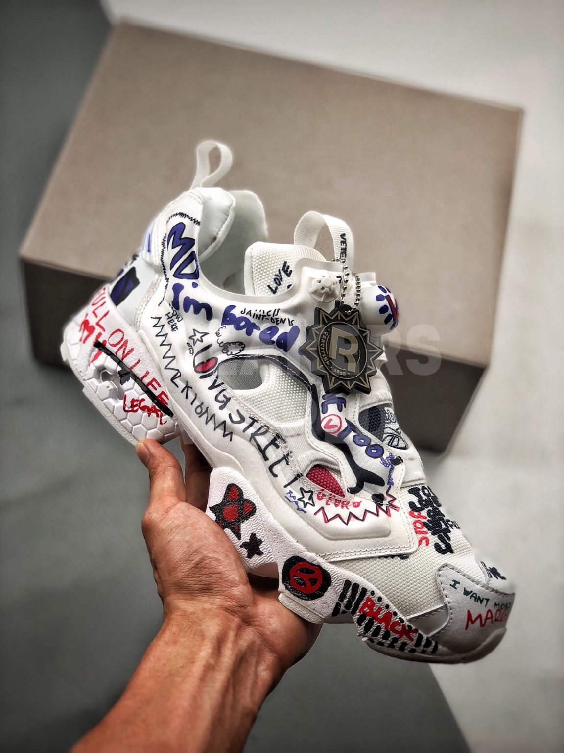 Reebok Instapump Fury Vetements Doodle